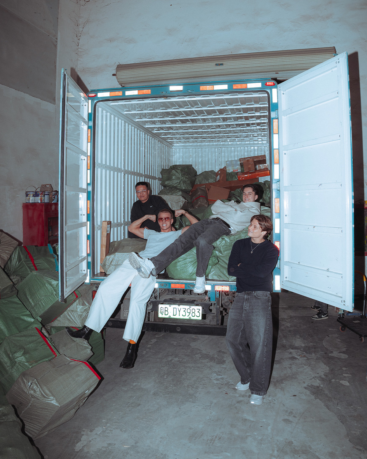 ShipSmartify founders in the warehouse